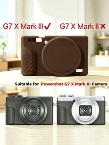 Teckwe G7 X Mark III Digital Camera Protective Case, Camera Silicone Case, Camera Bag, Camera Accessories, Suitable For Outdoor Photography - View 4