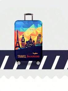 Thick Elastic Luggage Cover, Protective Case Fit 18-32 Inch Suitcases, Travel Accessories - Multicolor - View 10