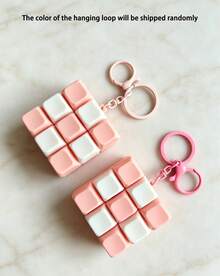 POKOJA LAND 1-Pack Push Pop Fidget Cube - Stress Relief Sensory To The Color Of The Hanging Loop Will Be Shipped Randomly - Multicolor - View 14