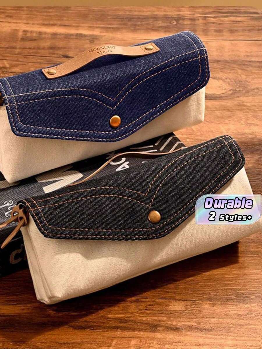 Plaything Cowboy Pen Bag - With A Unique Design, It's A Little-Kept . 2026 New Design - A Large Capacity, Simple And Retro Schoolbag. - multicolor - View 1