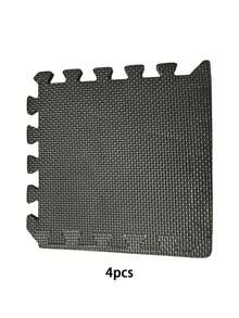 Density Eva Foam Interlocking Exercise Mats Set, Black - Durable Heavy Duty Gymnastics Fitness Flooring Mats, Suitable For Home Gym, Yoga, And Workout - Multicolor - View 11