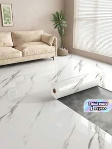 1PC Self Adhesive Marble Dust Proof Kitchen Countertop StoveCabinet Table Protective Film Stone Texture Home Interior Decor Sheet Kitchen Renovation Decor - Multicolor - View 1