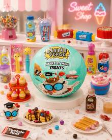 MGA Entertainment 1pc Random Mystery Ball, MGA's Miniverse Make It Mini Treats ,Candy Theme DIY Mini Food Resin Kit, Jolly Rancher, Ring Pop, PEZ, ICEE Or Roll Replica, Non-Edible Blind Box With Mini Vending Machine Display - Multicolor - View 1