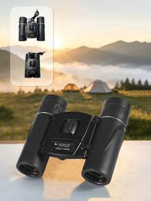 1PC Mini Folding 10X22 Binoculars Model No Optical Prism Non Functional Decorative Ornament Prop Only Portable Pocket Fake Telescope For Outdoor Shooting Party Home Farmhouse Decor - 30*60 - View 6