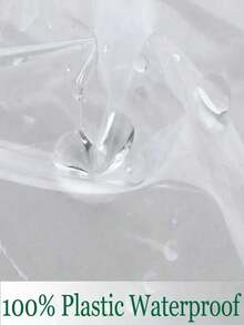 1件裝透明乙烯基桌布 防水防皺 PVC 桌布，適用餐桌、野餐、戶外、派對、手工DIY、居家、廚房，長方形/正方形，易清潔、可裁剪尺寸、可重複使用、耐用保護，多功能居家必備 - 透明 - 查看 12