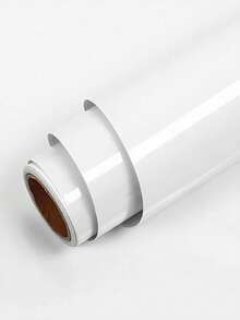 1 Roll High-Gloss Self-Adhesive Fridge Sticker, Waterproof Oil-Proof Thick Peel & Stick, Durable Removable Wallpaper, For Kitchen Counter, Cabinet, Desk, Furniture, AC, Washer, Fridge, Home Decor, Spring Refresh, Gift Idea - White 1pc - View 11