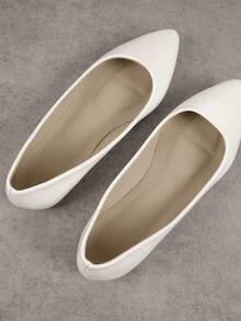 SHUZIA Women Flats Plain Fashionable - Putih - View 4