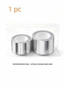 1roll 10meter Aluminum Foil Tape High Temperature Resistant Waterproof Oilproof Anti Mold Strong Adhesive Sink Stove Counter Gap Sealing Strip Kitchen Bathroom Practical Hardware Accessory - A - View 10