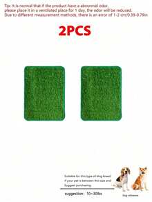 Indoor & Outdoor Dog Pee Pad, Artificial Grass Puppy Training Pad, Pet Grass Toilet, Non-Slip Easy Clean Dog Potty Turf For Small Medium Large Dogs - Green - View 13
