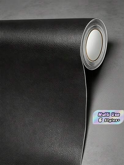 One Size Self Adhesive Leather PU Thickened Grain Texture Brown Black White Beige Repair Patch For Sofa Seat Cushion Car Chair Furniture Tear Hole Crack Cover Up Sticker Tape Fabric Material DIY Craft Home