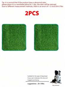 Indoor & Outdoor Dog Pee Pad, Artificial Grass Puppy Training Pad, Pet Grass Toilet, Non-Slip Easy Clean Dog Potty Turf For Small Medium Large Dogs - Green - View 8