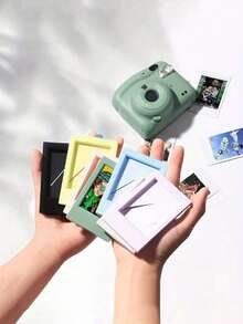 10/6/5pcs Magnetic Photo Frame Set - Mini Photo Frames, Fridge Magnets/Wallet Size, Suitable For Home And Office Decor | Fridge Magnets, Mini Photo Frames, Photo Frames, Mini Photo Frames, Wallet Size Photo Frames - A - View 7