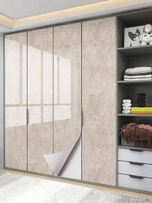 1pc Marble Pattern Waterproof & Oil-Proof Self-Adhesive Kitchen Sticker, Stickers, Wall Decal, Vinyl …Decal For Home Decorations, Spring Decoration Items Refresh Your Home, Rama Decoration Stickers Gifts Birthday Graduatio - A - View 5