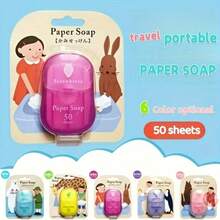 Portable Scented Soap Tablets, Suitable For Adults, Perfect For Home, School, Hotel, Outdoor Camping And Travel, Essential For Postal Workers And Vacationers - Multicolor - View 5