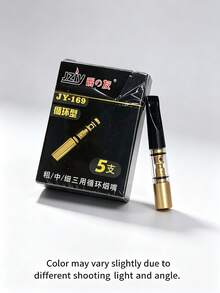 5/10個可攜式可重複使用香菸濾嘴夾，減焦油濾芯，適用粗、中、細菸，理想的香菸配件 - 5PCS - 查看 11