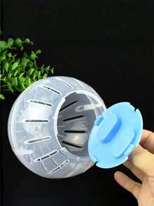 Cute Hamster Exercise Ball, Transparent Rolling Toy For Small Pets, Mice, Rats, Fun Activity, Home, Cage, Indoor, Outdoor, Pet Accessory - Multicolor - View 8