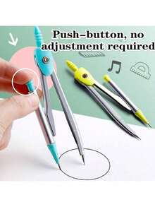 7-Piece Multifunctional Drawing Ruler & Compass Set For Student Exams. This Set Comes With Seven Drawing Tools - Multicolor - View 6