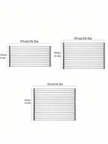 1 Piece Stainless Steel Adjustable Multi Arm Anti Rust Sink Drain Rack Black Gray Space Saving Multifunctional Kitchen Bathroom Utensil Storage Rack Christmas New Year Household Kitchen Organizer - Multicolor - View 4