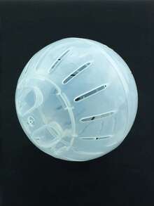 Cute Hamster Exercise Ball, Transparent Rolling Toy For Small Pets, Mice, Rats, Fun Activity, Home, Cage, Indoor, Outdoor, Pet Accessory - Multicolor - View 10