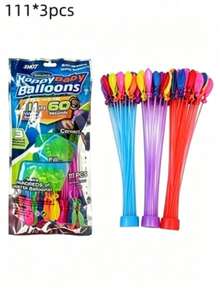 MINKOJA 1PC Quick-Fill Water Balloons / Water Balloon Bunches For Splashing Festivals, Kids' Outdoor Summer Water Fight Toys. - Multicolor - View 9