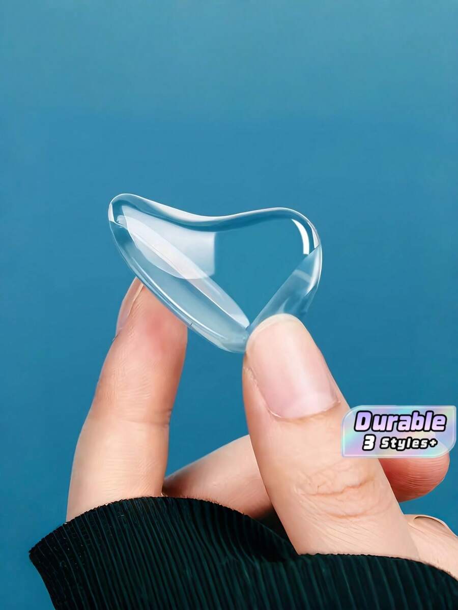 4PCS Transparent Waterdrop Silicone Corner Guards, Clear Furniture Edge Bumper Protectors, Anti-Collision Table Corner Covers, Safety Protective Stickers For Cabinet Desk Home Furnishing - multicolor - View 1