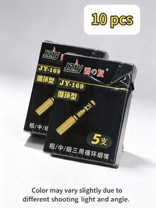 5/10個可攜式可重複使用香菸濾嘴夾，減焦油濾芯，適用粗、中、細菸，理想的香菸配件 - 5PCS - 查看 12
