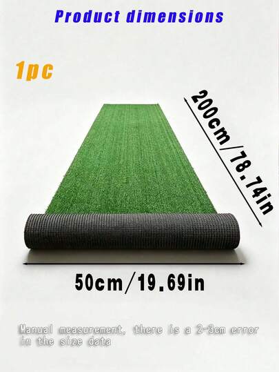 1 Roll Of Artificial Grass Carpet, Thickness 0.591 Inches, Made Of Durable Plastic Material, Suitable For Indoor And Outdoor Synthetic Lawns, Pet Type Fake Grass Mats, Gardens, Balconies, Restaurants, Hotel Decoration Artificial Grass