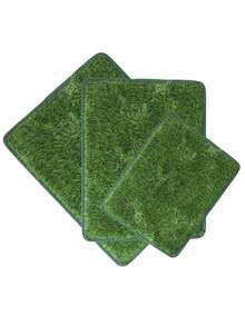 Indoor & Outdoor Dog Pee Pad, Artificial Grass Puppy Training Pad, Pet Grass Toilet, Non-Slip Easy Clean Dog Potty Turf For Small Medium Large Dogs - Green - View 7