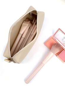 13PCS Soft Bristles Professional Makeup Brush Kit With Blush Contour Foundation Eyeshadow Brow Lip Detail Concealer Powder Brushes And Travel Pouch For Women Daily Makeup Must Have - Multicolor - View 5