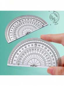 7-Piece Multifunctional Drawing Ruler & Compass Set For Student Exams. This Set Comes With Seven Drawing Tools - Multicolor - View 4