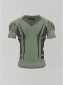 Gym Rark Camiseta deportiva casual de uso diario para hombre con estampado de letras y contraste de color - Multicolor - Ver 2