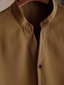 Core Aspect Men's Casual Commute Shirt And Pants Set - Multicolor - View 3
