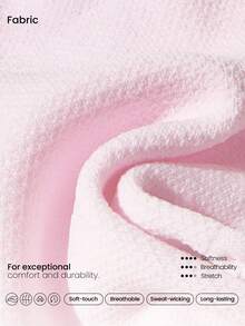 GLOWMODE 3 Pairs Socks Walk A Mile Soft Ventilated Mesh Grip Studio Workout Daily - Pink - View 7