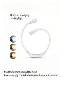 Flexible Hands‑Free Neck Reading Light, Battery Powered (Battery Not Included) 360 Degree Rotatable Neck Lamp, Portable Wearable Book Light For Bed Reading Travel - one size fits all - View 5