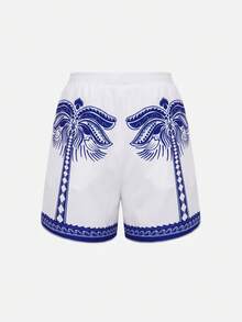 Swim Oasis 26SS 春夏度假風 魚紋波希米亞風 一件式泳衣附短褲 2件套 - 彩色 - 查看 4