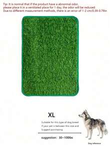 Indoor & Outdoor Dog Pee Pad, Artificial Grass Puppy Training Pad, Pet Grass Toilet, Non-Slip Easy Clean Dog Potty Turf For Small Medium Large Dogs - Green - View 16