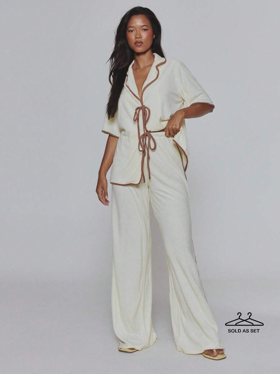 MUSERA Women Two-Piece Outfits - Beige - View 1
