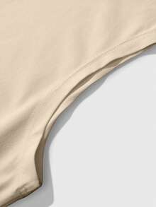 Manfinity LEGND Men's Slogan Print Wide Shoulder Tank Top - Khaki - View 4