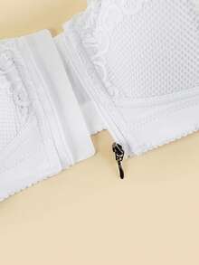 Bralution Plus Size Women's Lace Casual Everyday Bra - White - View 11