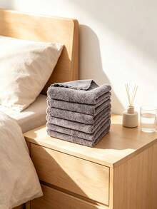 Face Towels Suitable For Daily Family Use - Dark Grey - View 2