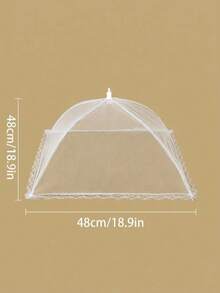 Zazumi 1 Piece Foldable Food Cover Umbrella, Dustproof, Anti-Pollution, Fly & Mosquito Repellent - Multicolor - View 9
