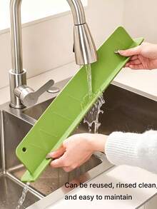 Home Kitchen Sink Splash Guard, Silicone-Adhesive, Waterproof, Separation Panel, New Design For Sink Splash Guards, Waterproof Boards For Sinks. - View 6