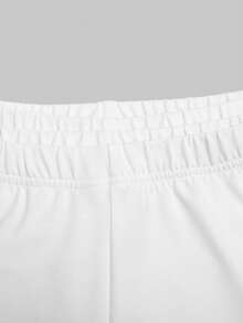 Tween Girl Casual Versatile Solid Color Leggings 2pcs/Pack - White - View 4