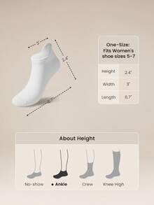 GLOWMODE 3 Pairs Socks Walk A Mile Soft Ventilated Mesh Grip Studio Workout Daily - Multicolor - View 8