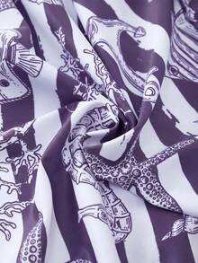 Swim Oasis 26SS 春夏度假風 魚骨 BOHO 風格 一件式泳衣附短褲 2 件套裝 - 彩色 - 查看 9