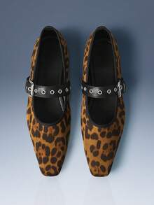CUCCOO GRLICON Ladies, Willow Nails, Buckles, Flat Shoes. Fall Shoes - Multicolor - View 2