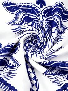 Swim Oasis 26SS 春夏度假風 魚紋波希米亞風 一件式泳衣附短褲 2件套 - 彩色 - 查看 11
