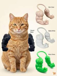 PETSIN 1PC Creative Green Giant Muscle Arm Pet Costume, 3D Printed Funny Pet Cosplay Accessory - Multicolor - View 3