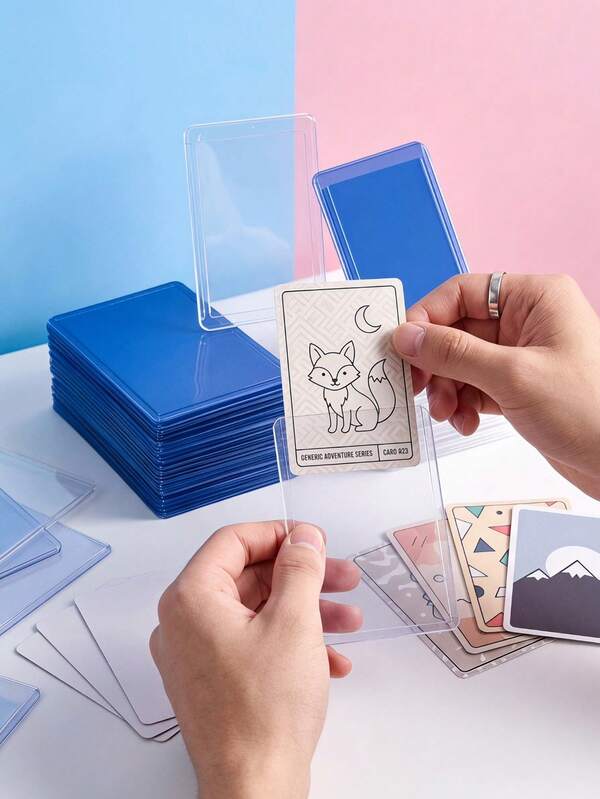 MINKOJA MINKOJA 3 X 4 Inch Clear Rigid Trading Card Protectors, UV-Resistant Hard Plastic Top Loaders With Smooth Corners, Ultra Clear Dust & Scratch Resistant Anti-Bending Card Sleeves For Sports Cards, Game Cards, Collectible Cards And Mini Photos
