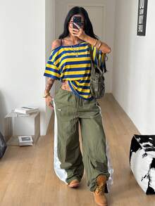Coolane 女款秋冬街頭風休閒 Y2K 可愛基礎日常穿著 圖案波點彈性白色胸衣 V 領無袖背心上衣 - 彩色 - 查看 5